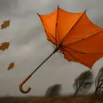 сильный ветер