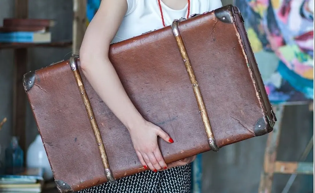 чемодан без ручки