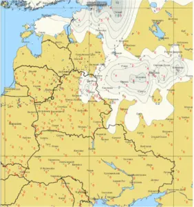 карта снежного покрова