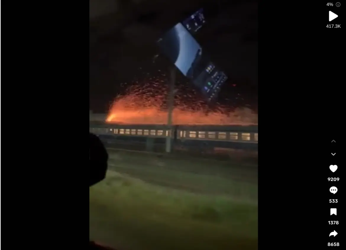 Огненный поезд под Брестом: когда хотел в Малориту, а попал в Хогвартс поезд в огне