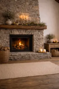 камин новый год