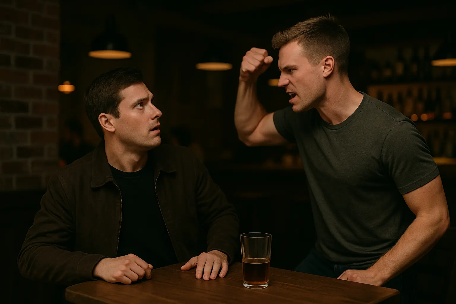 нападение в баре