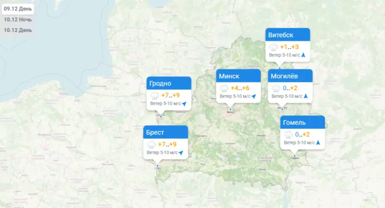 погода в Брестской области