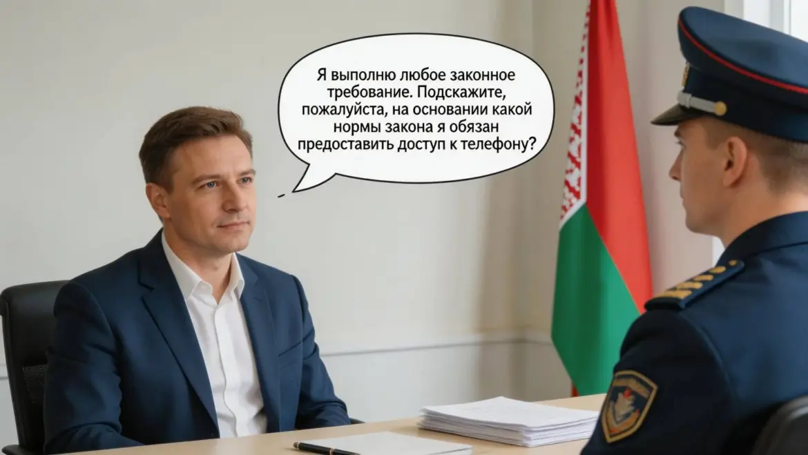 Требуют телефон и пароль при проверке в Беларуси. Как поступать