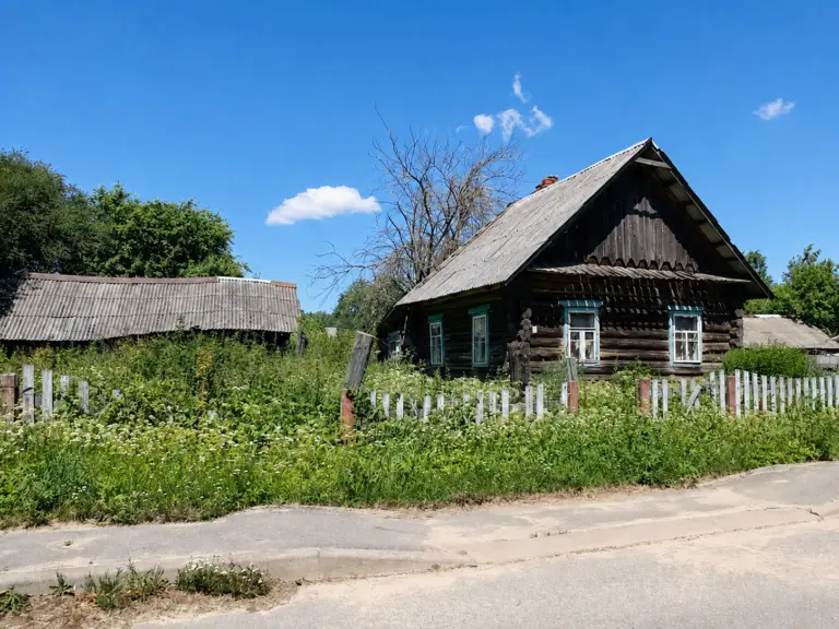 старый деревенский дом