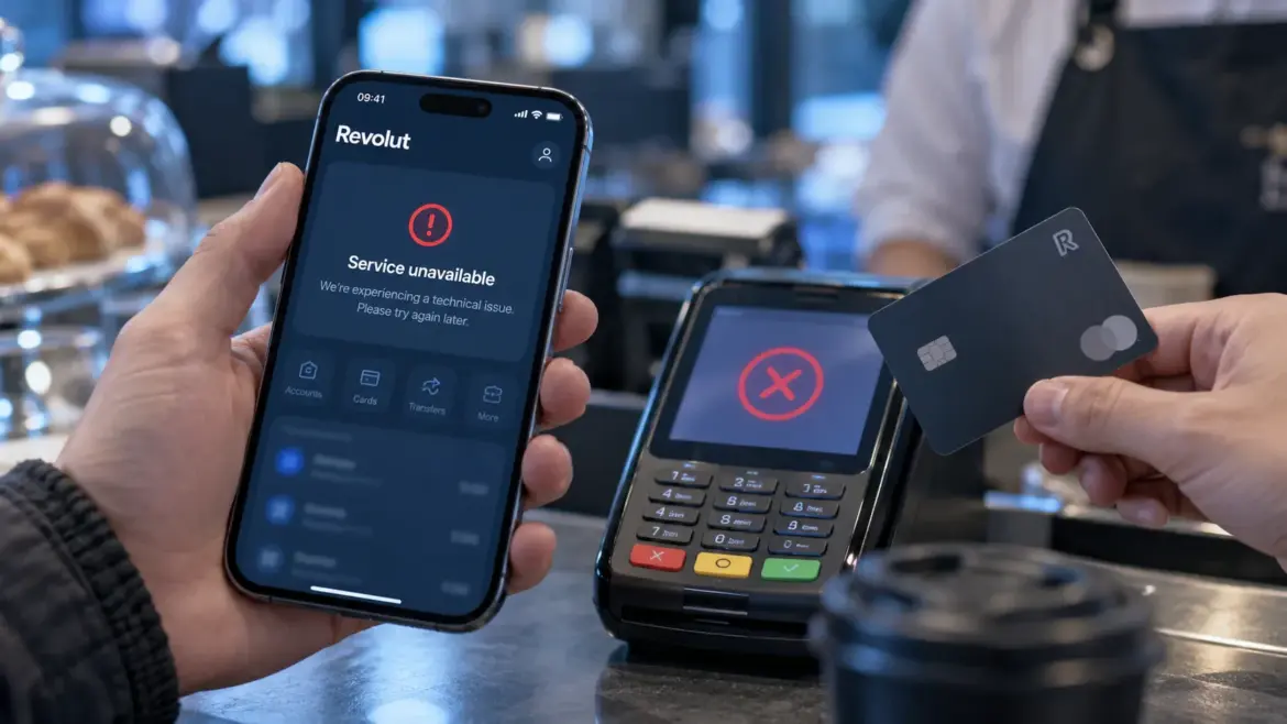 Сбой сервисов Revolut затронул клиентов Европы 20 октября 2026 года